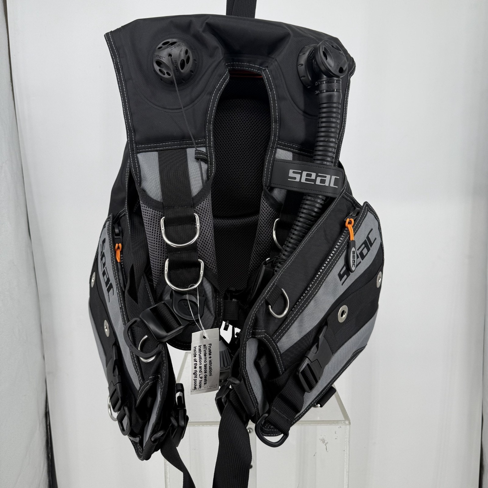 Seac Eq-Pro Scuba Diving Bcd Jacket Size Medium New Buoyancy Compensator